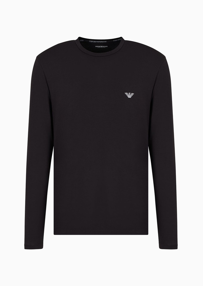 Fitted loungewear top in cosy modal 1