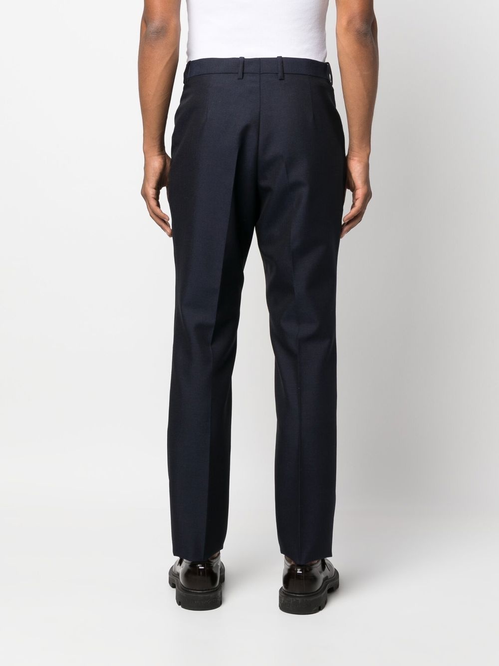straight-leg tailored trousers - 4