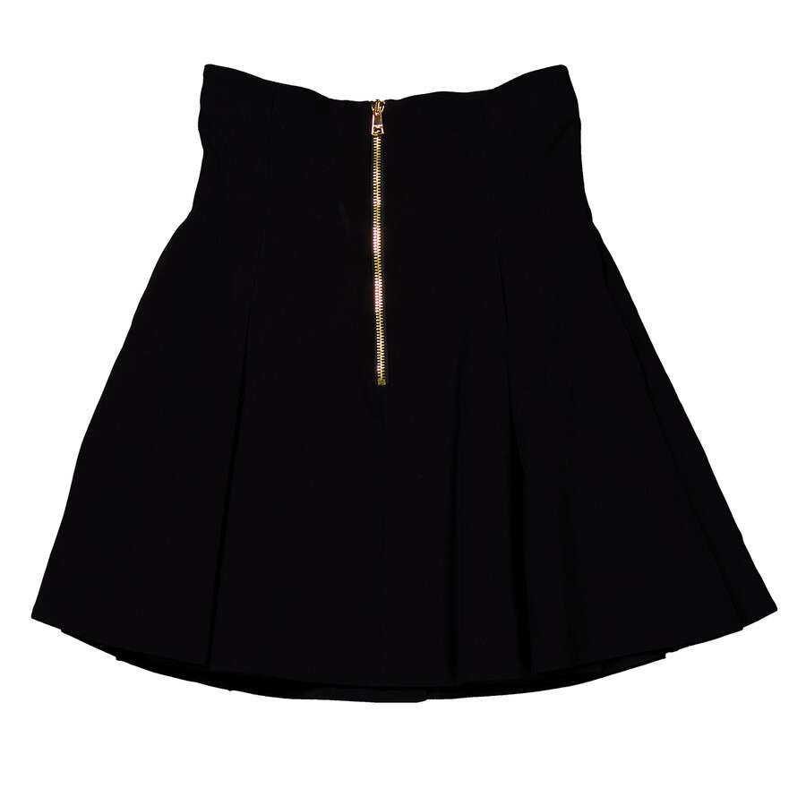 Balmain Pleated Crepe Tulip Skirt - 6