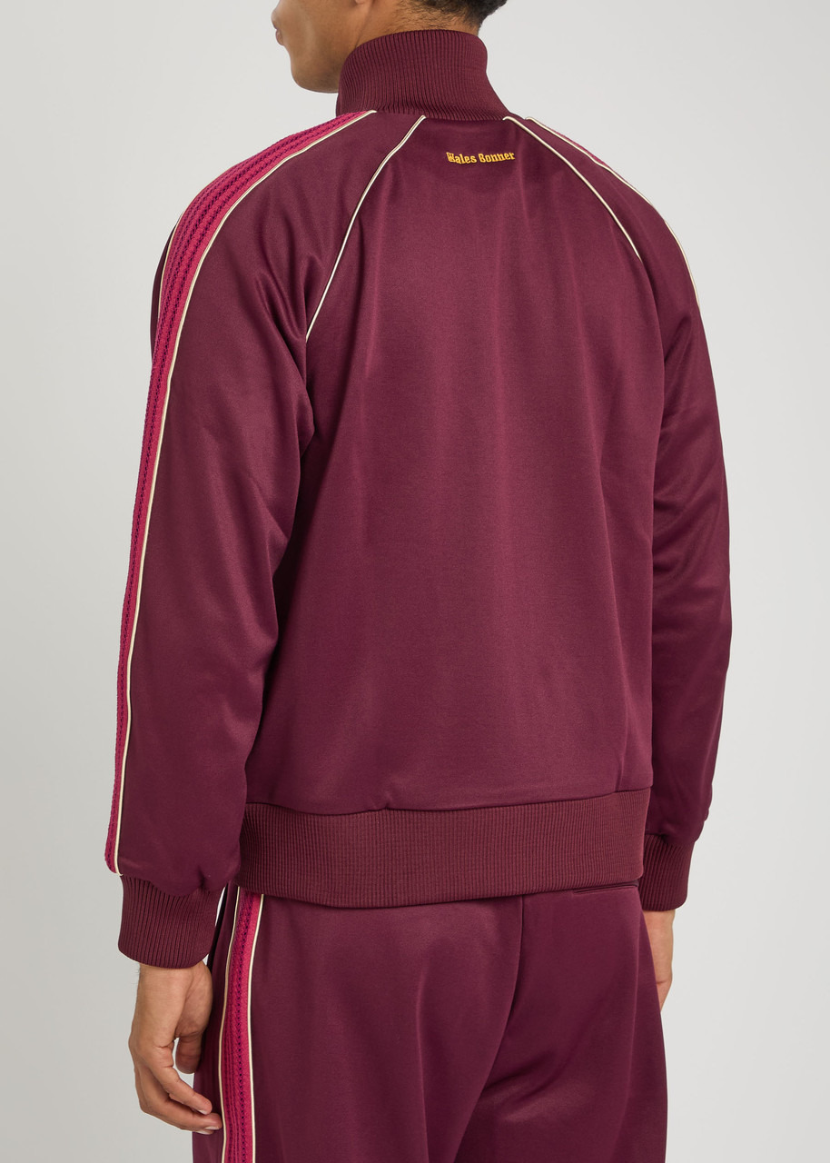 Wales Bonner Logo-embroidered Satin-jersey Track Jacket - 3