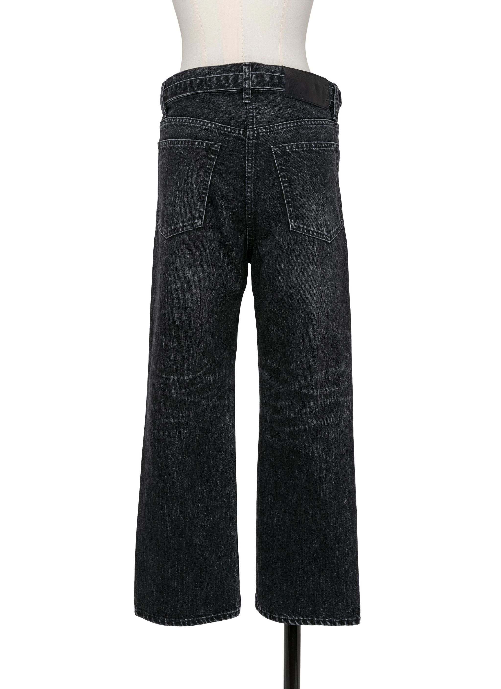 Boot Cut Denim Pants - 3