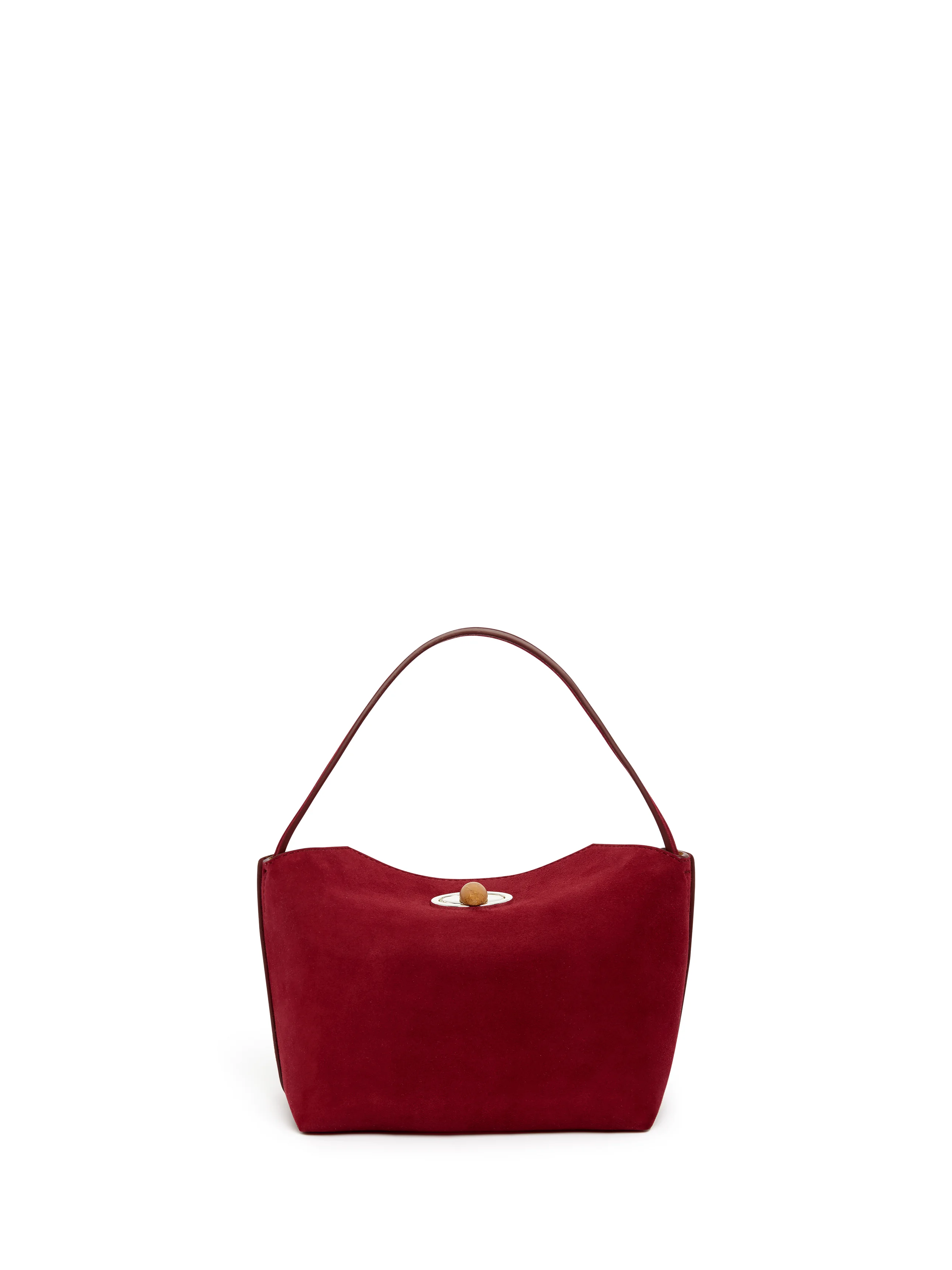 Turnlock Suede Mini Shoulder Bag - 1