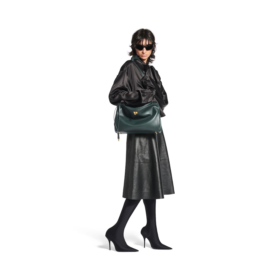 Women's Rodeo Medium Handbag in Pine Green - 8