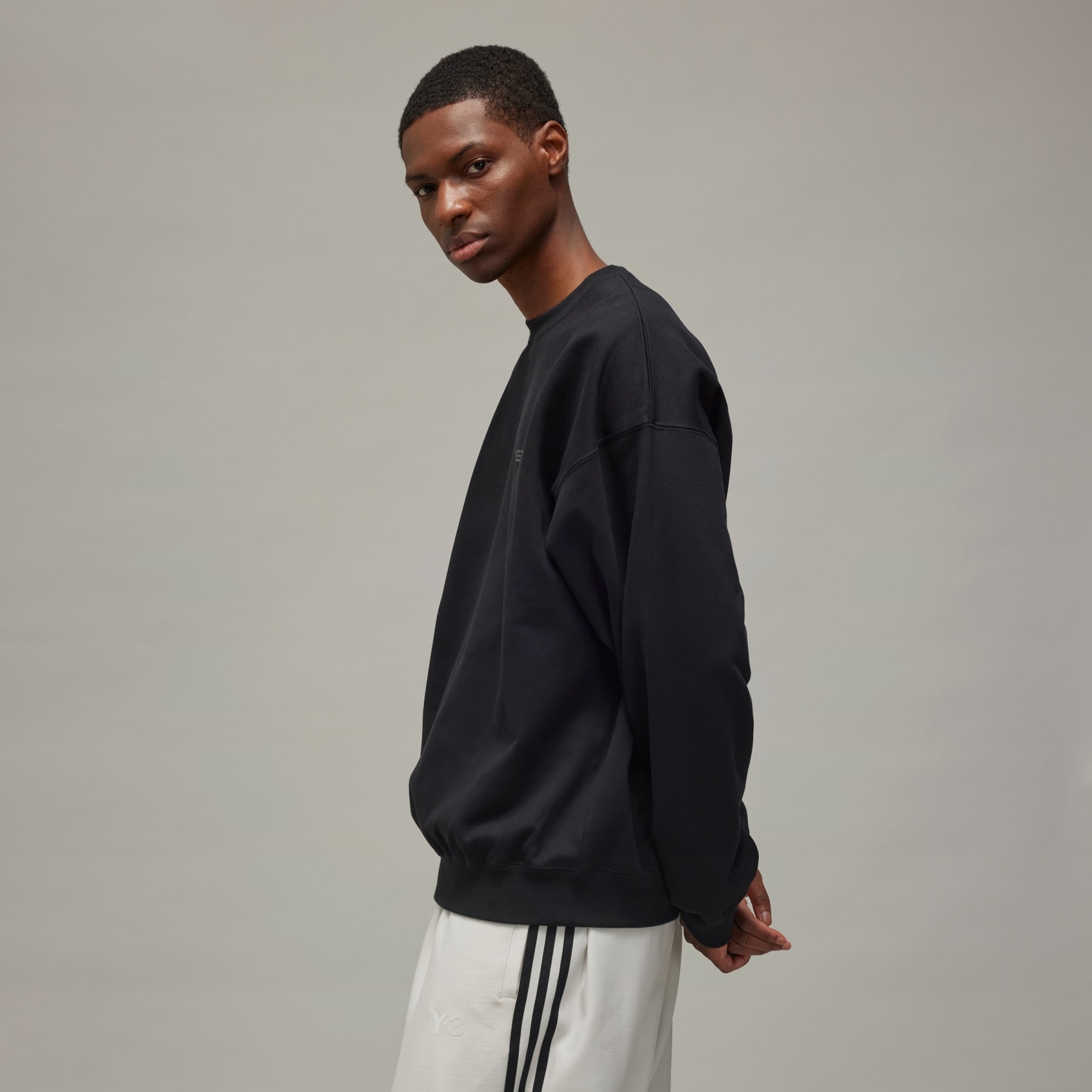 Y-3 Logo Crew Sweatshirt - 4