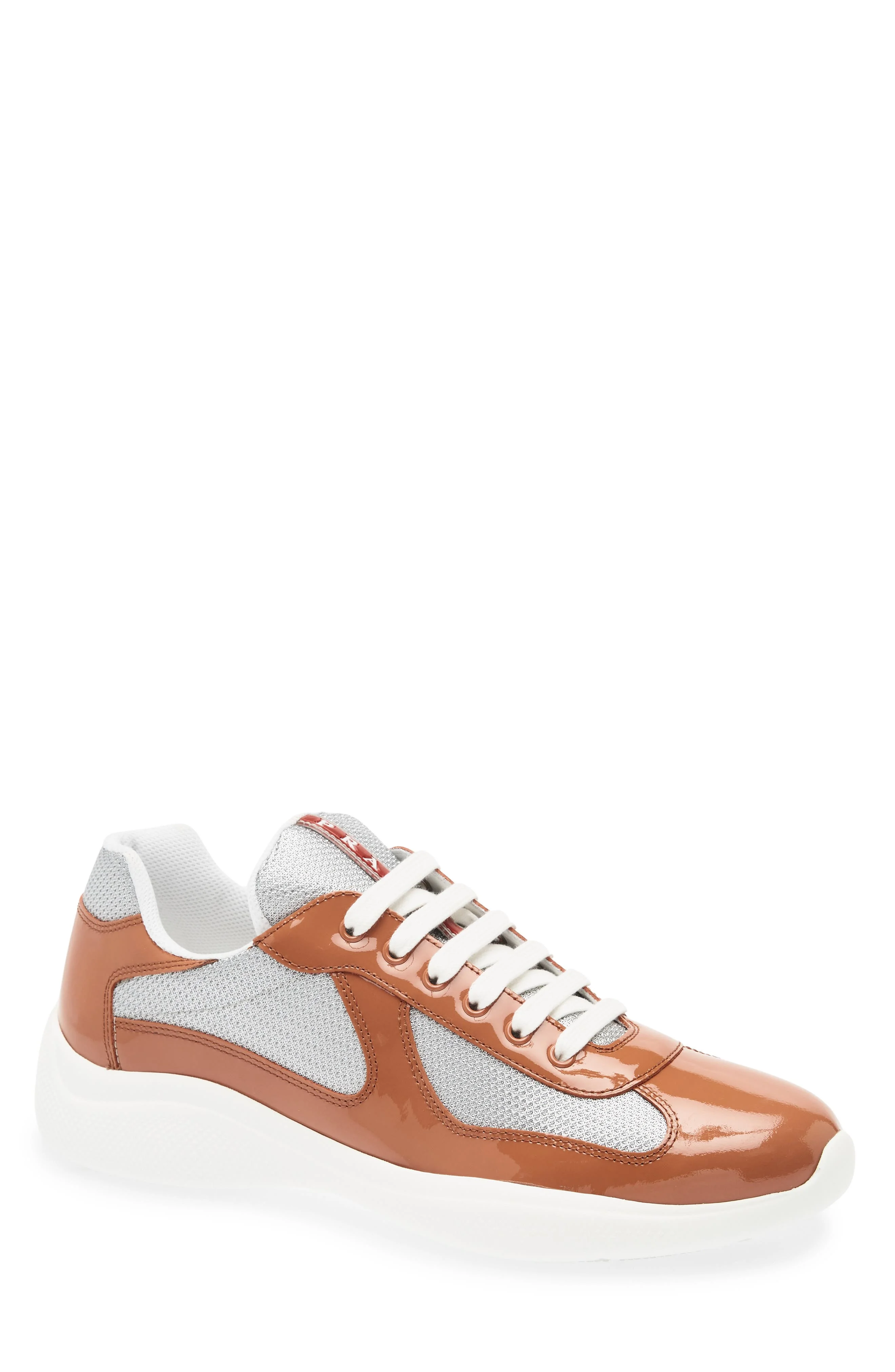Prada America's Cup Sneaker in Nespola/Argento at Nordstrom - 1