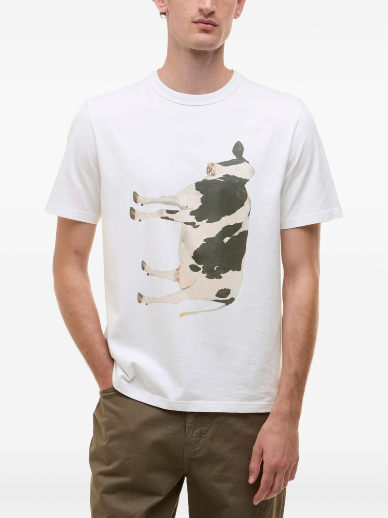 Barbour Paul Smith cow-print T-shirt outlook
