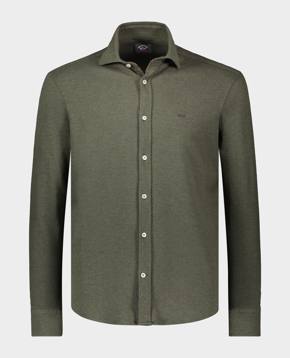 Piqué cotton Shirt - 1