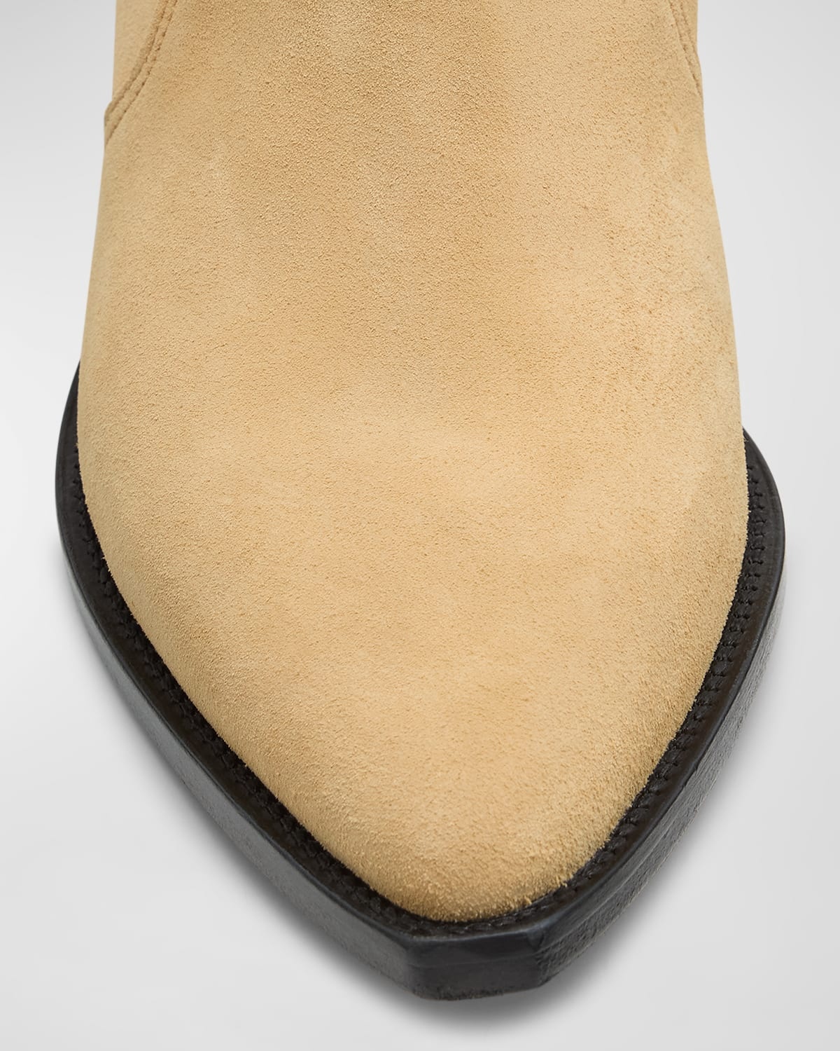Denvee Suede Tall Western Boots - 5
