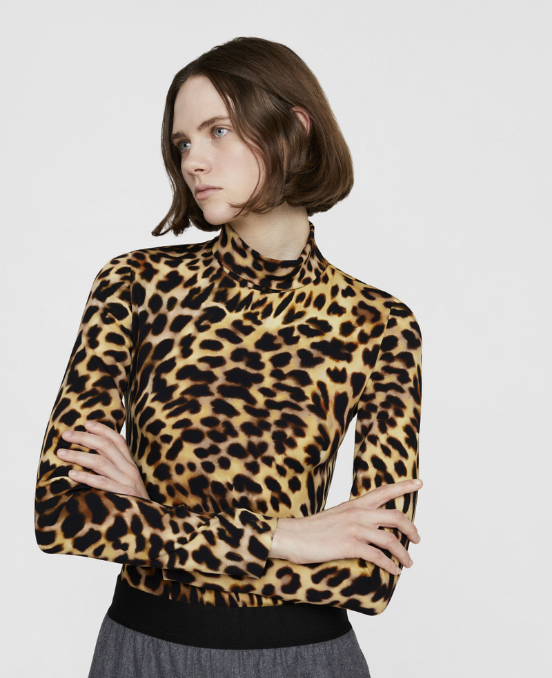 Stella McCartney Cheetah Print Bodysuit outlook
