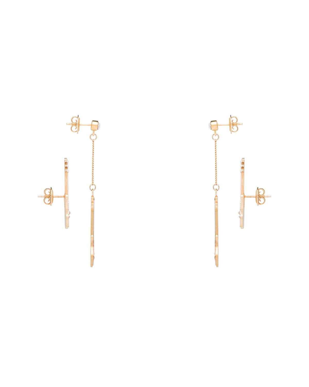 Prada Fine Jewellery gold and diamond earrings - 3