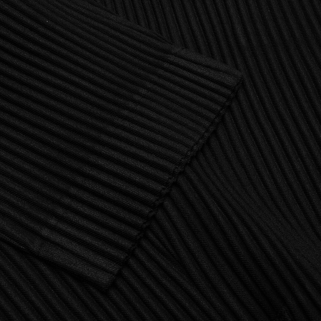 WOOL LIKE LIGHT PANTS - BLACK - 5