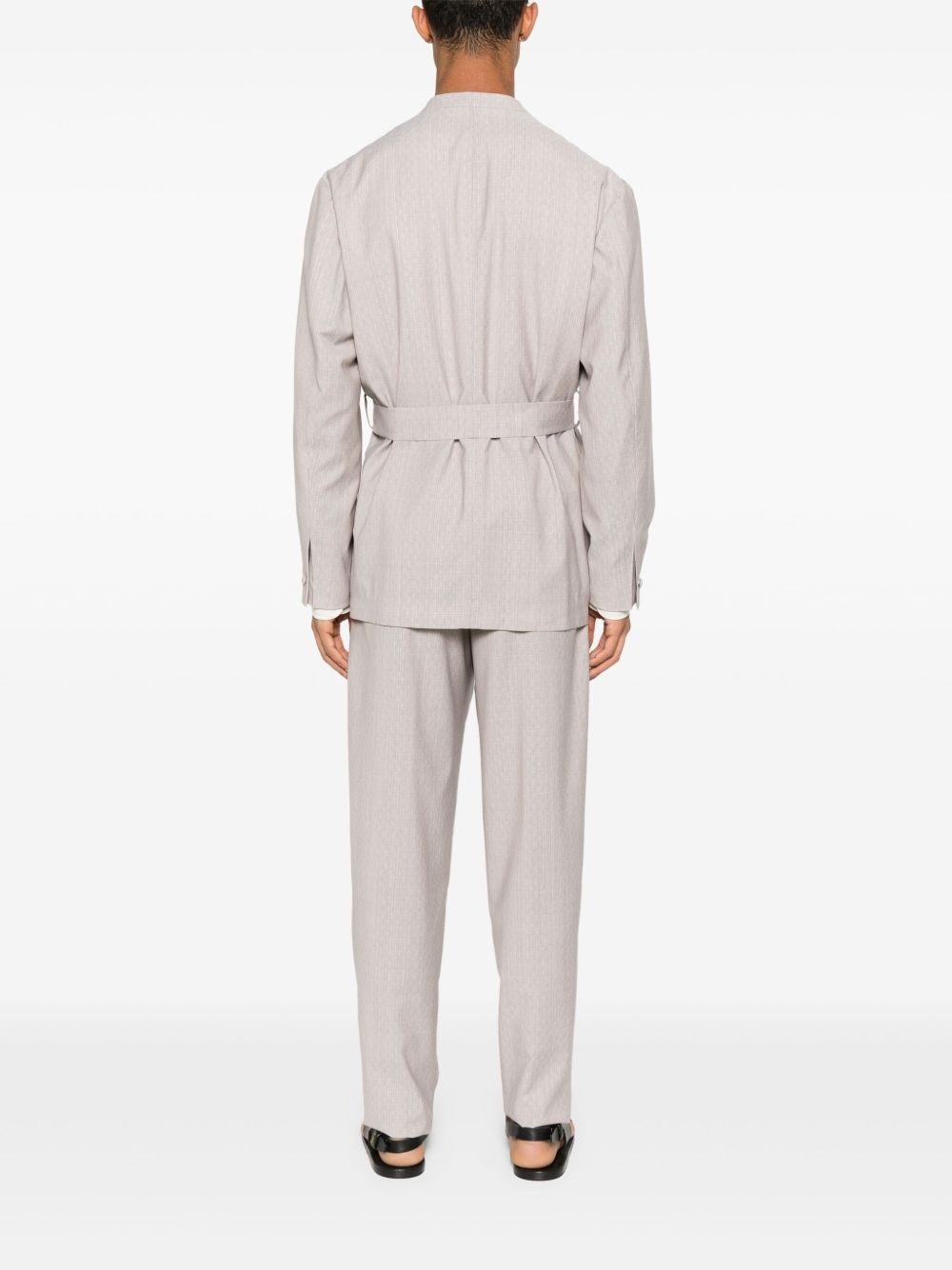virgin wool single-breasted suit - 3