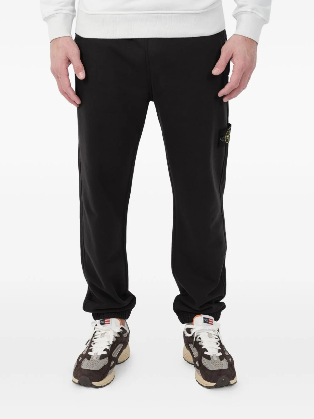 Compass-badge track pants - 1