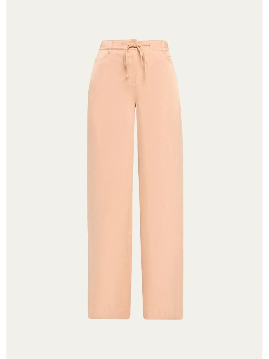 Mason Wide-Leg Drawstring Pants - 1