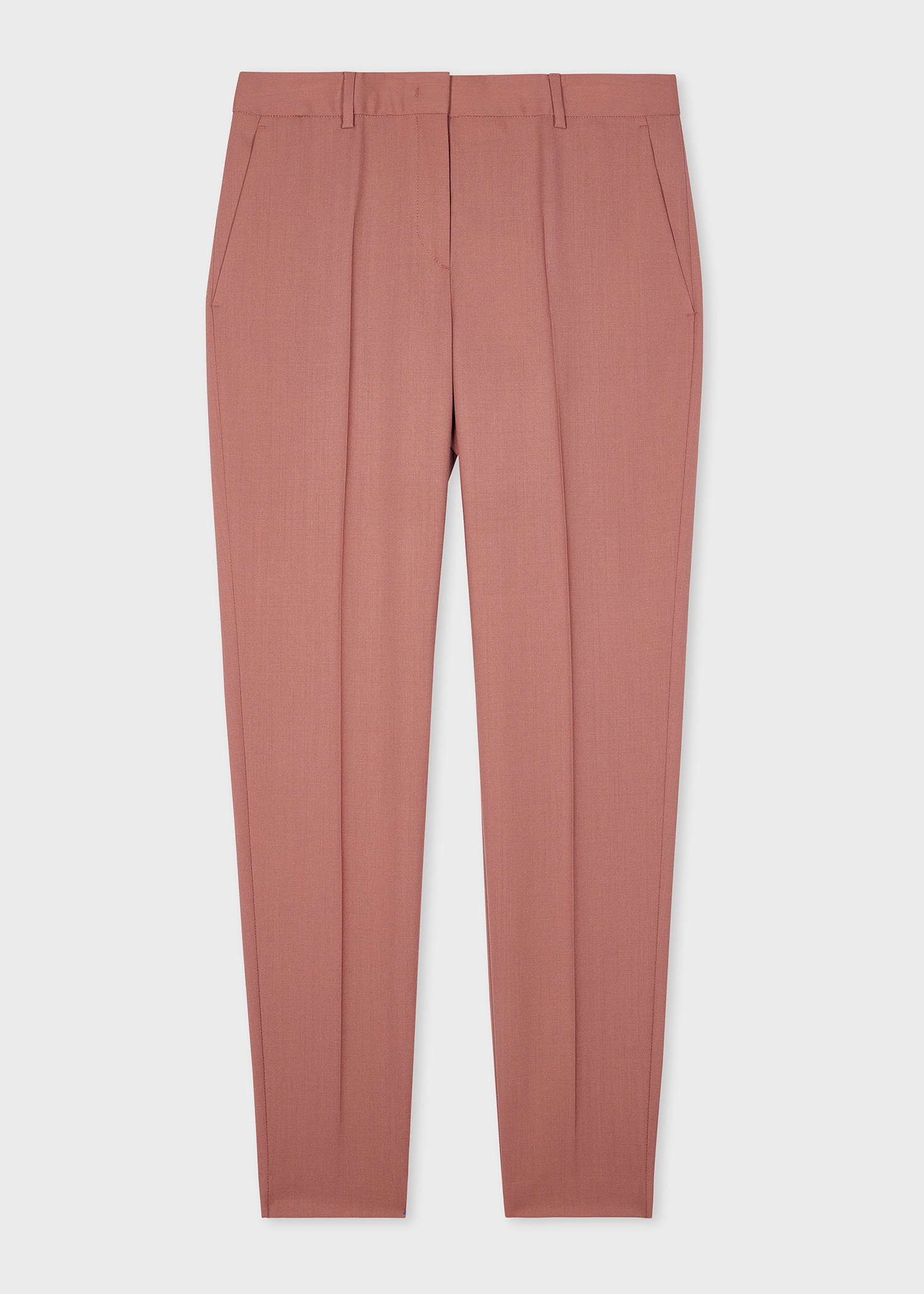 Women's Dusty Rose Wool Suit - 5