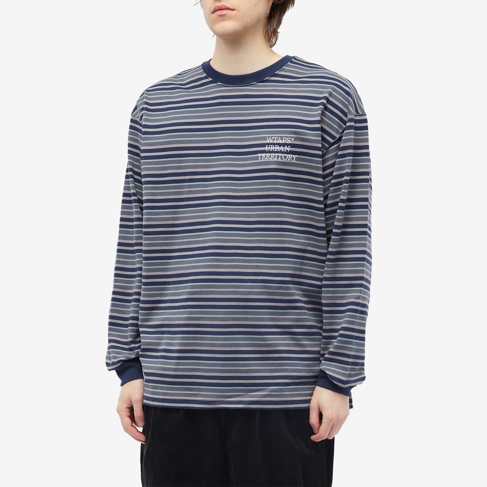 WTAPS 06 Long Sleeve Stripe T-Shirt - 2