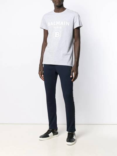 Balmain logo print T-shirt outlook