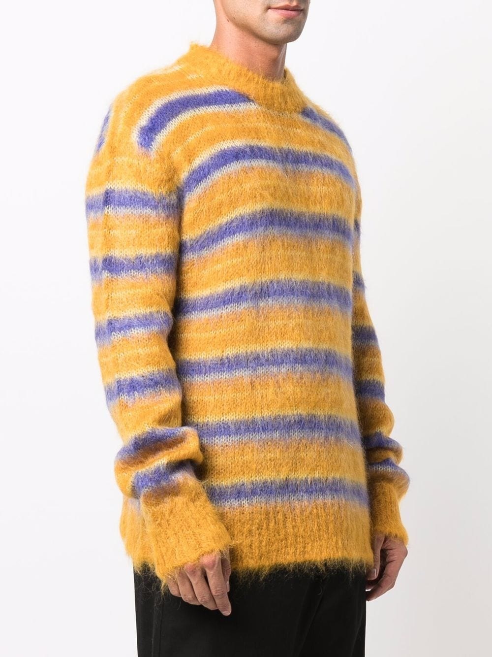 striped knitted jumper - 3