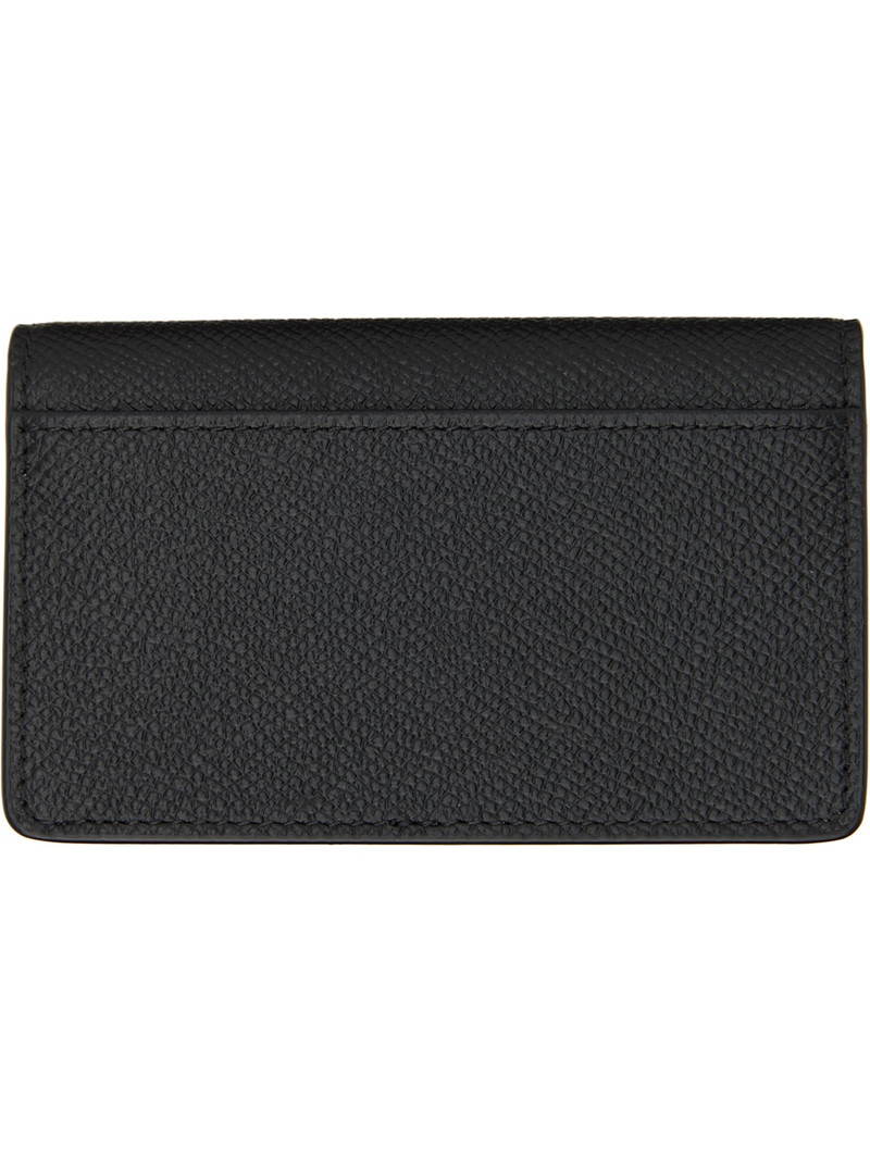 Maison Margiela Black Leather Card Holder outlook