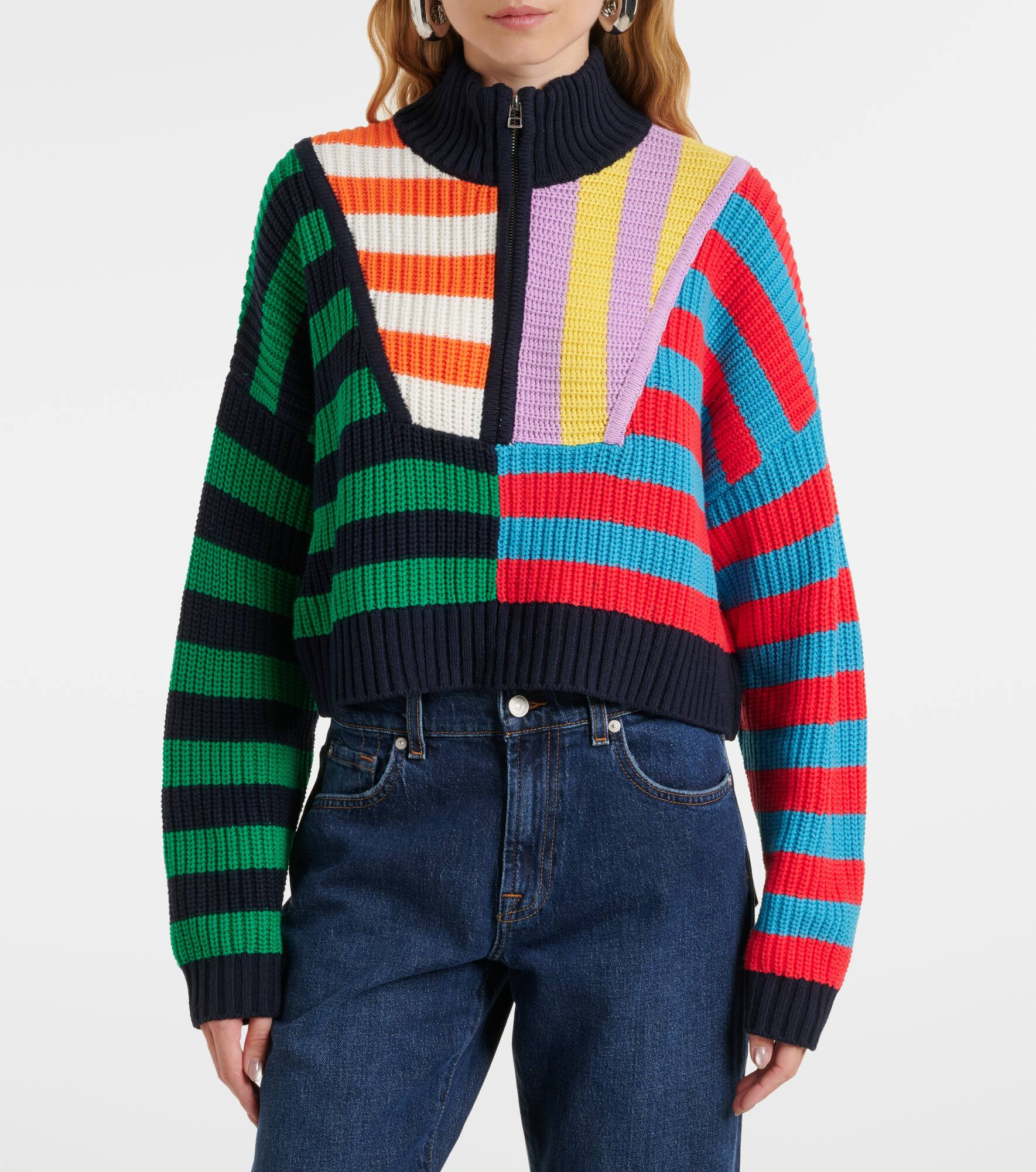 Hampton knitted cotton-blend sweater - 5
