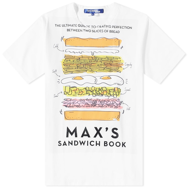 Junya Watanabe MAN X Max's Sandwiches Tee 1