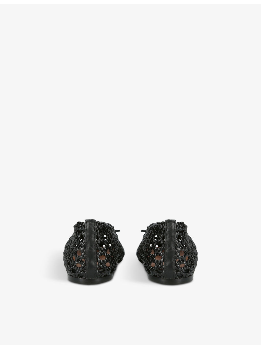 Regency bow-embellished leather slippers - 4