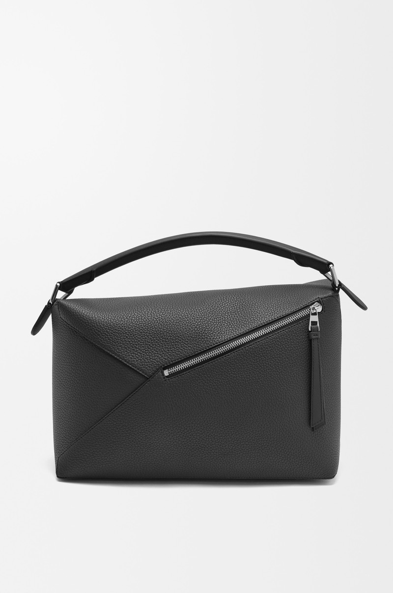 Large Puzzle Edge bag in grained calfskin 7
