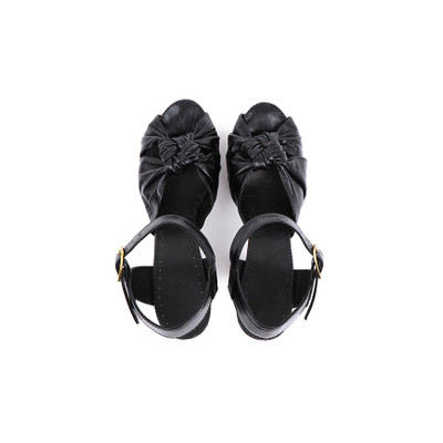 visvim LOUISA SANDAL-FOLK (VEGGIE) BLACK outlook