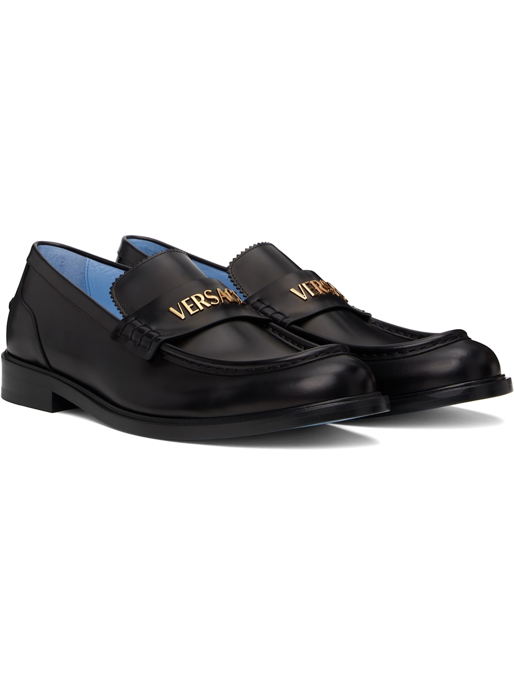 Black Logo Loafers - 4