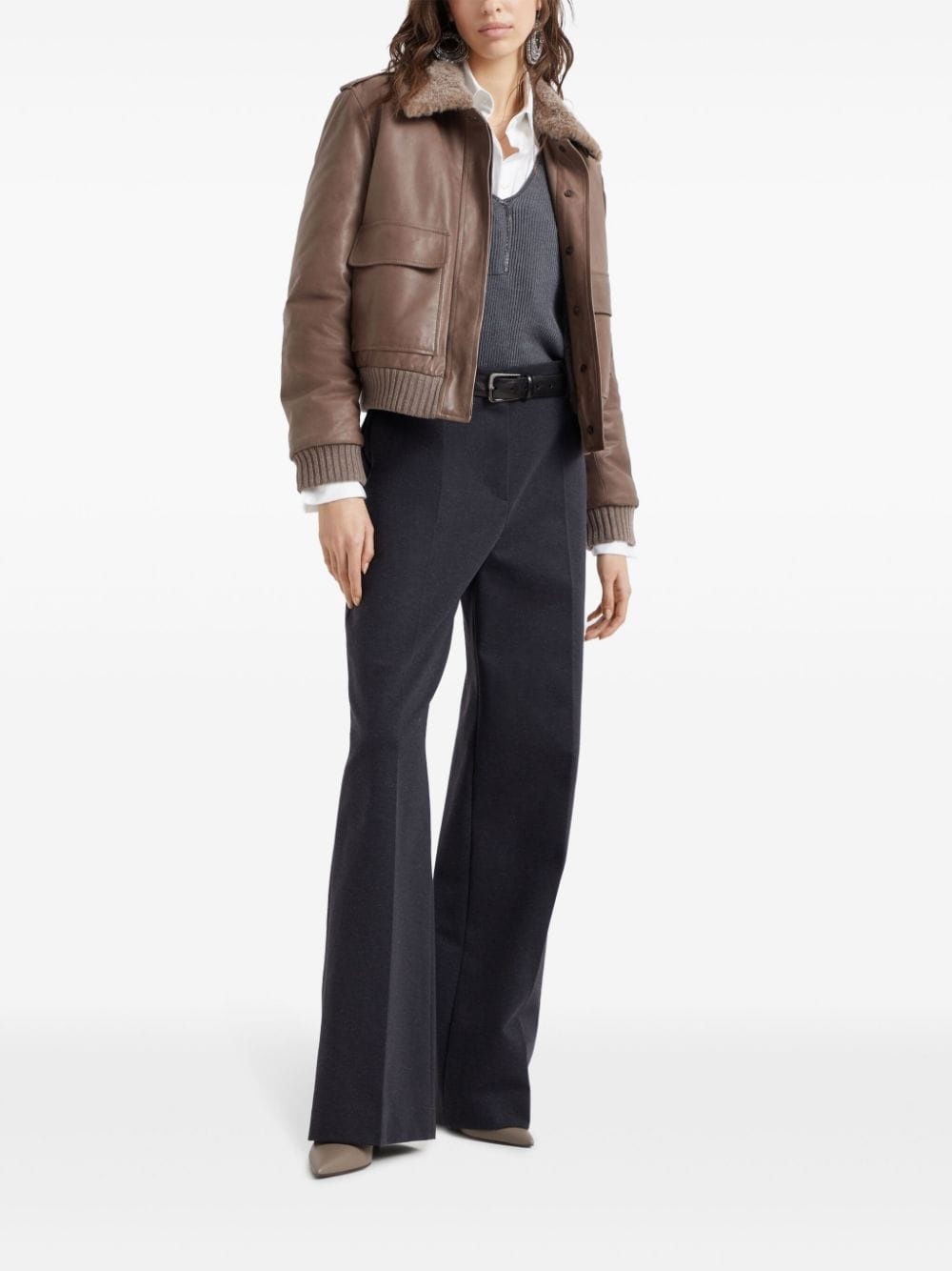 wide-leg trousers - 2