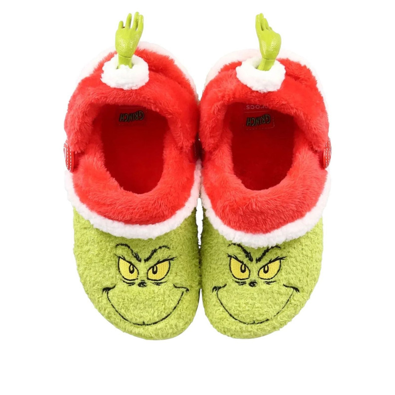 crocs Crocs x The Grinch Classic Clog 'Green Red' 211688-90H outlook
