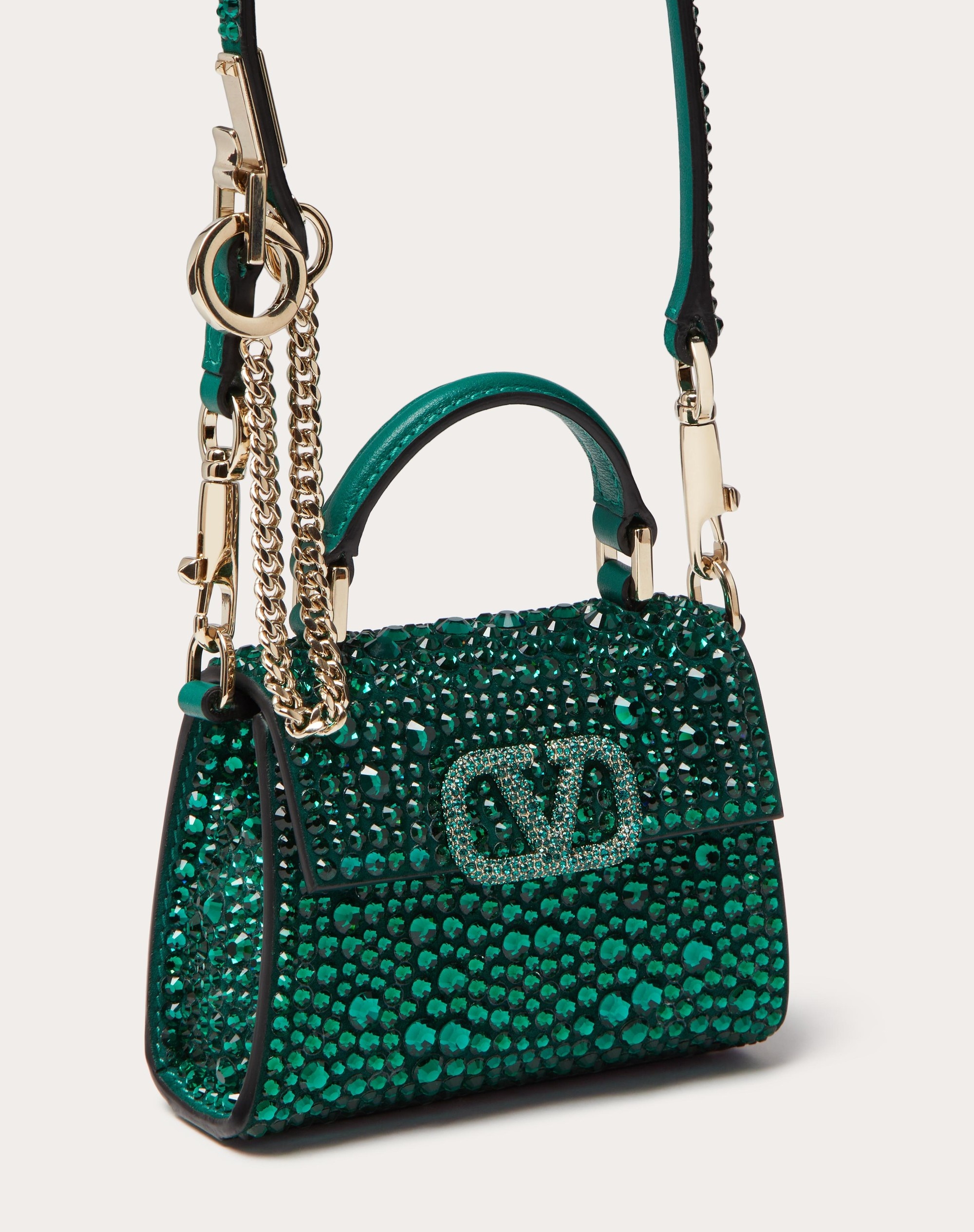 VSLING MICRO HANDBAG WITH SPARKLING EMBROIDERY - 2
