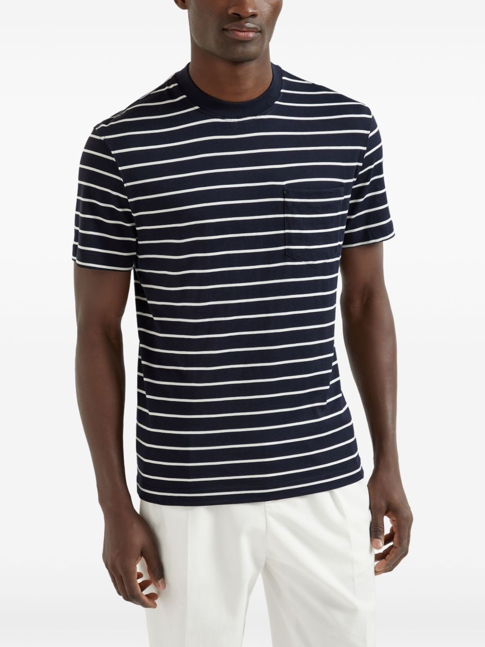 striped T-shirt - 3