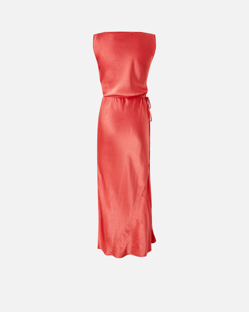 SATIN DRESS WITH SIDE TIE 6