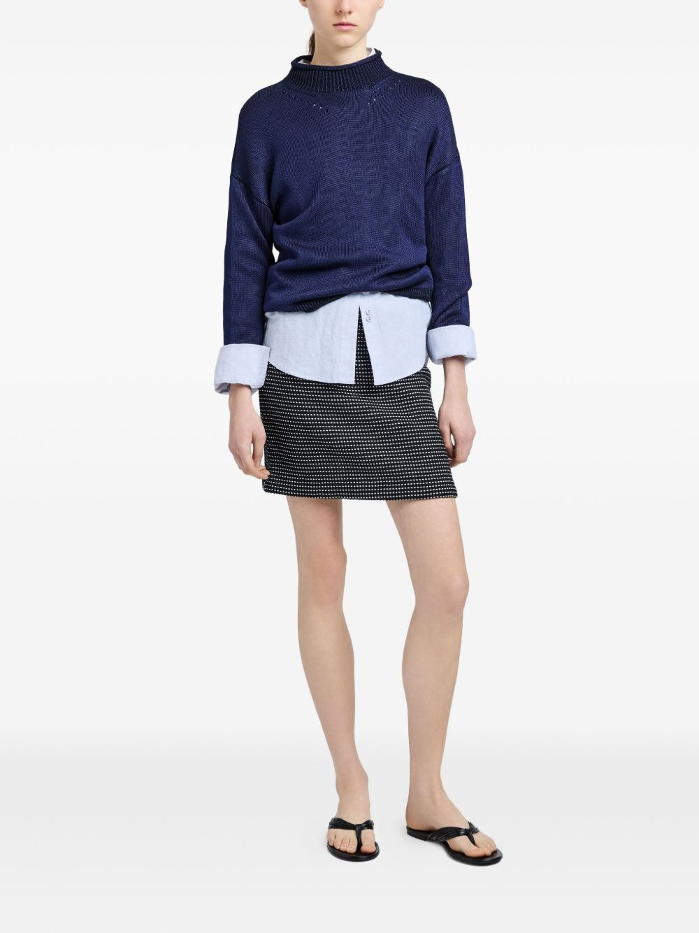Lawson tweed dot mini skirt - 2