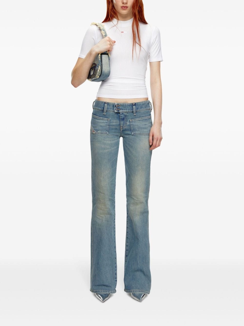 D-Hush low-rise bootcut jeans - 2