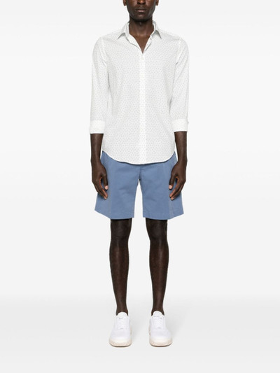 Canali mid-rise chino shorts outlook