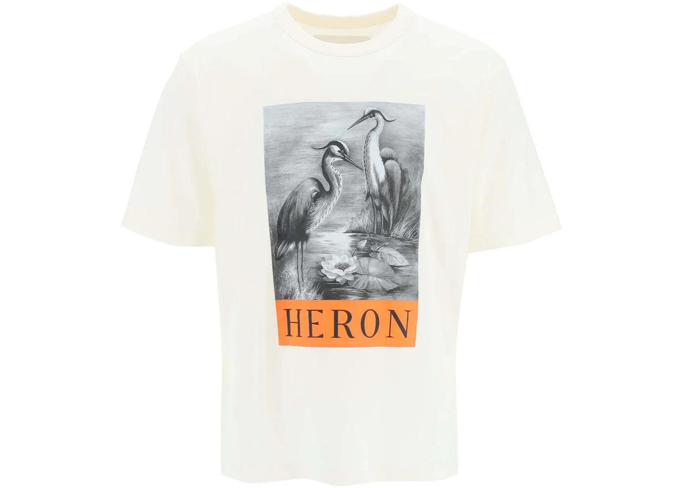 Heron Preston NF Heron Bw SS Tee White/Black - 1