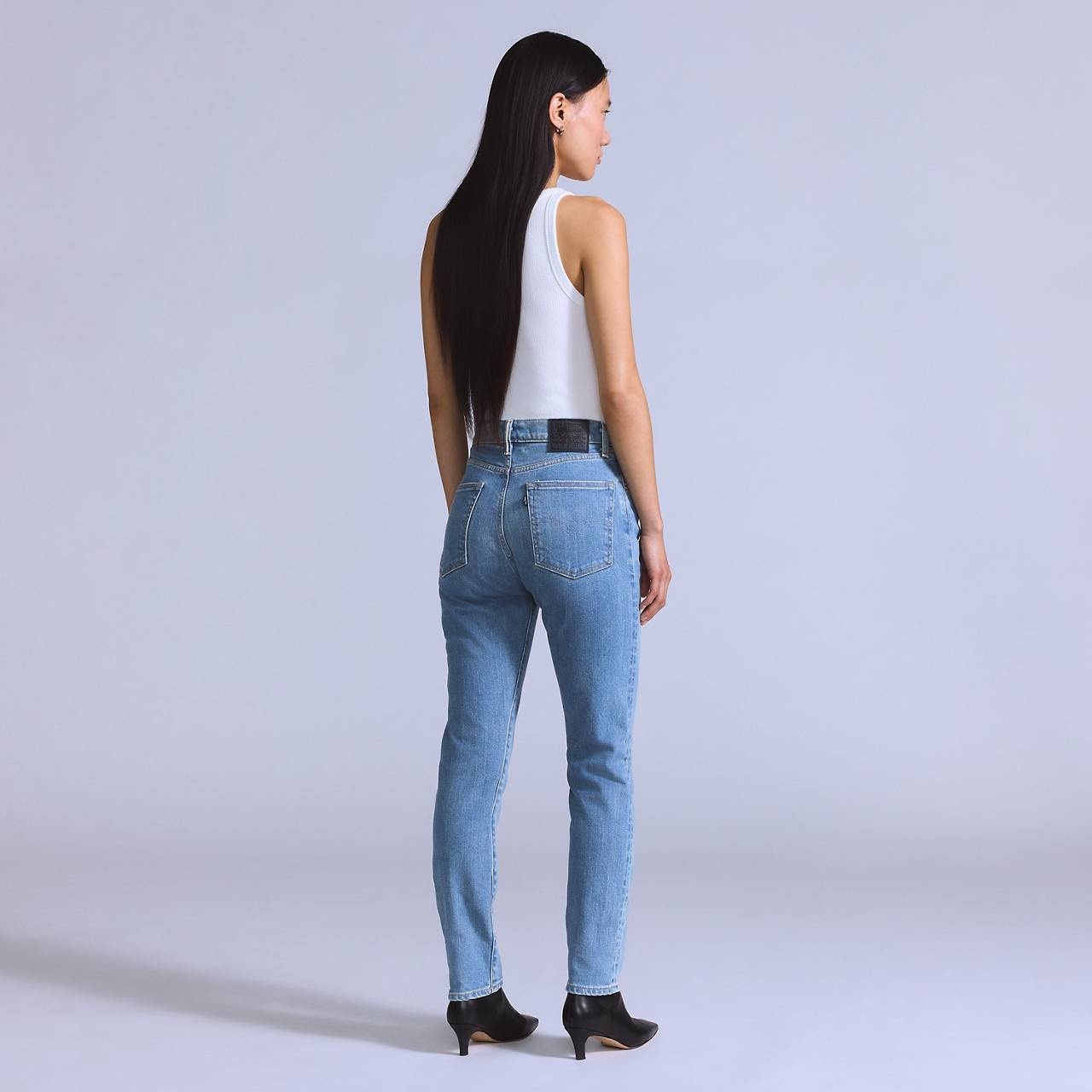 HIGH RISE SLIM FIT WOMEN'S JEANS - 5