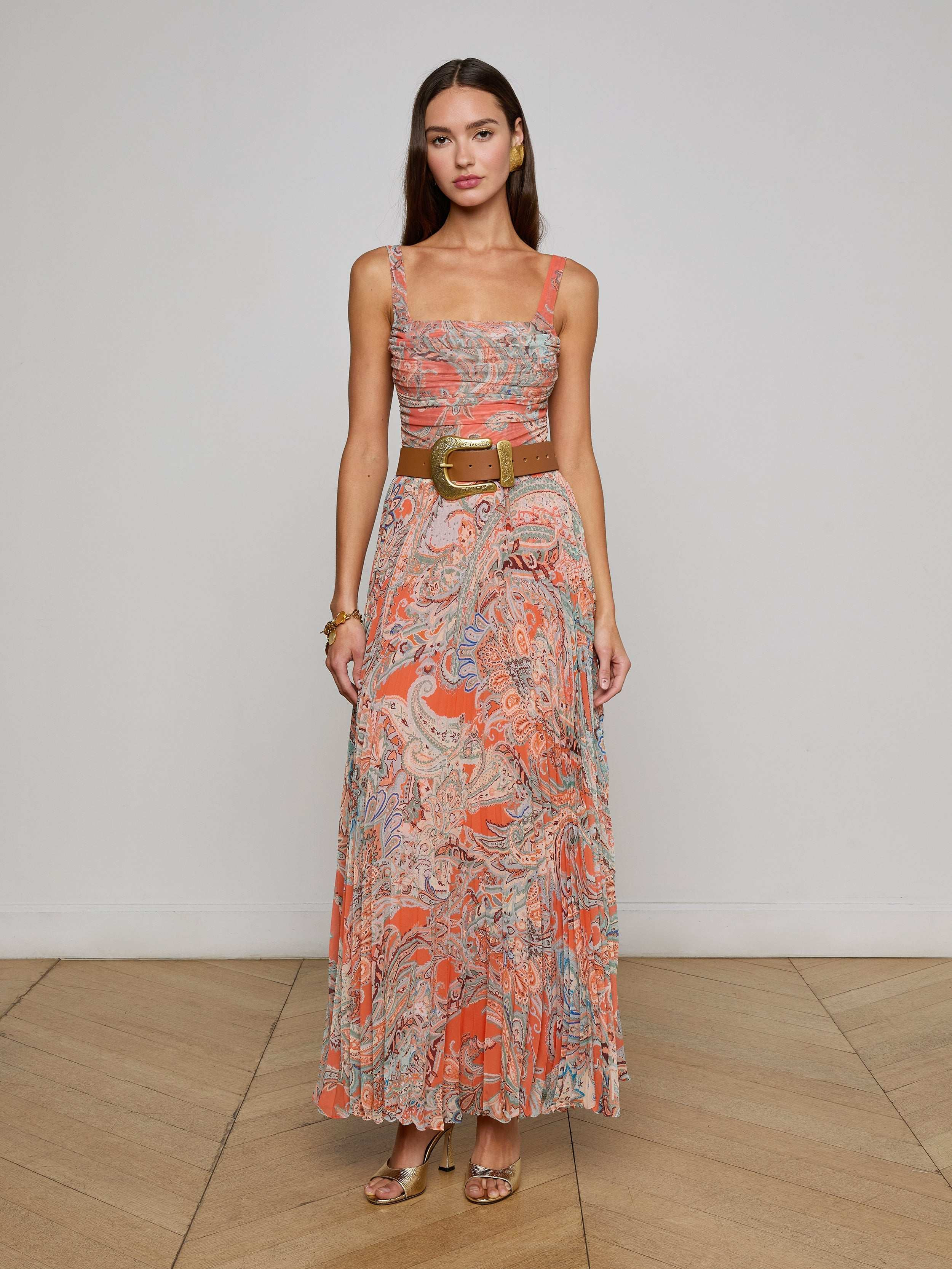 Torin Pleated Maxi Skirt - 7