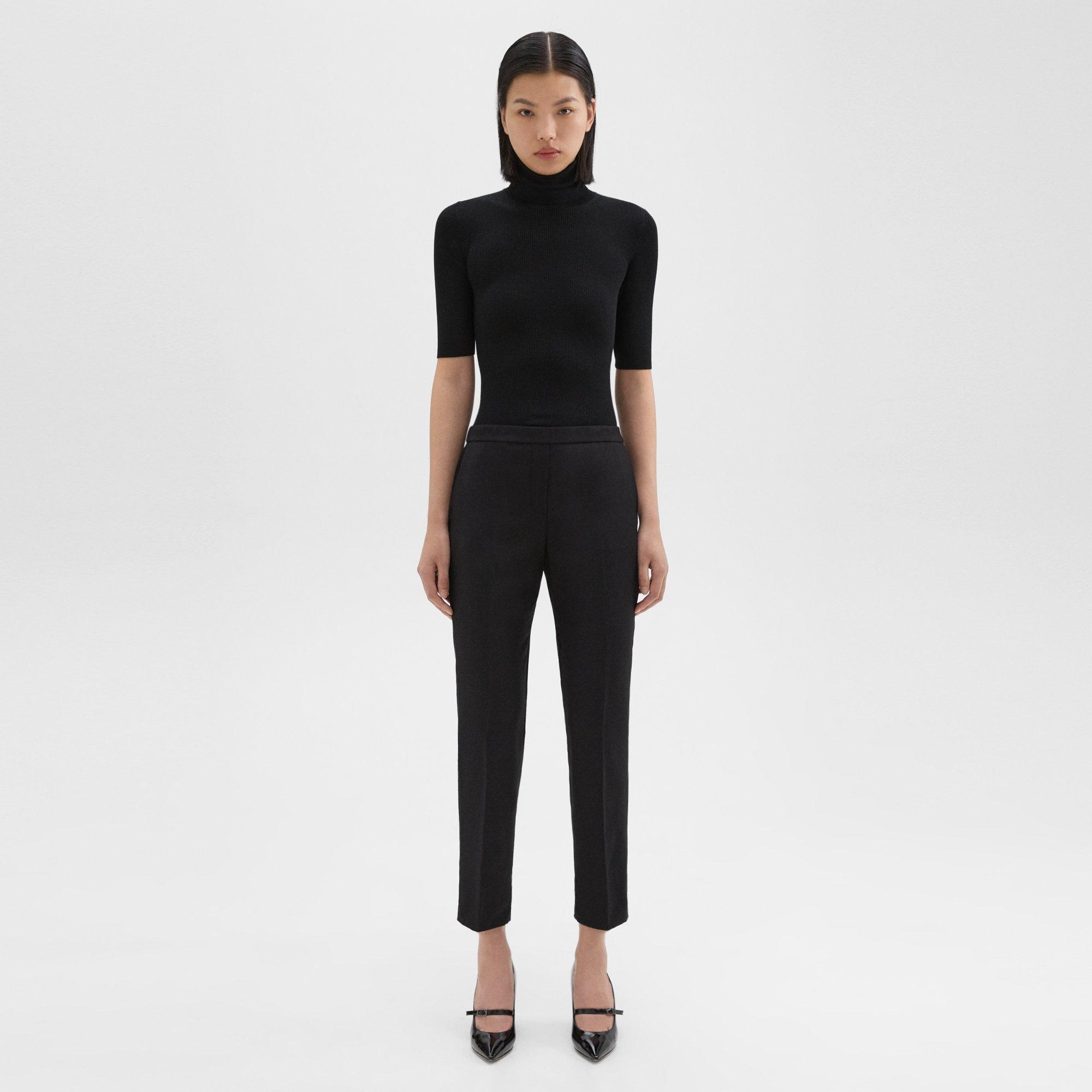 Treeca Pull-On Pant in Sleek Flannel - 2