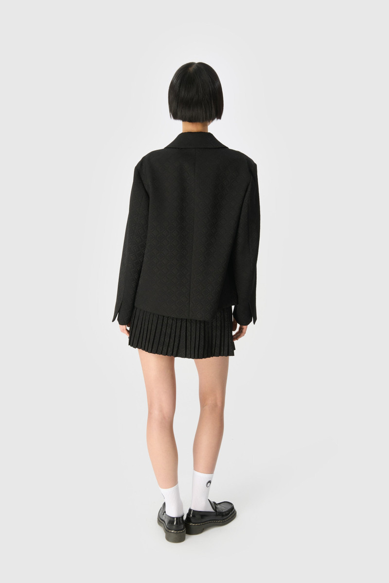 Marine Serre Moon Diamond Jacquard Tailoring Boxy Blazer outlook