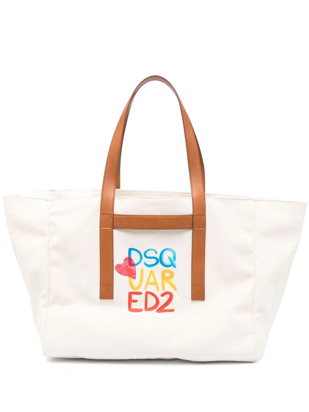 logo-print tote bag - 1