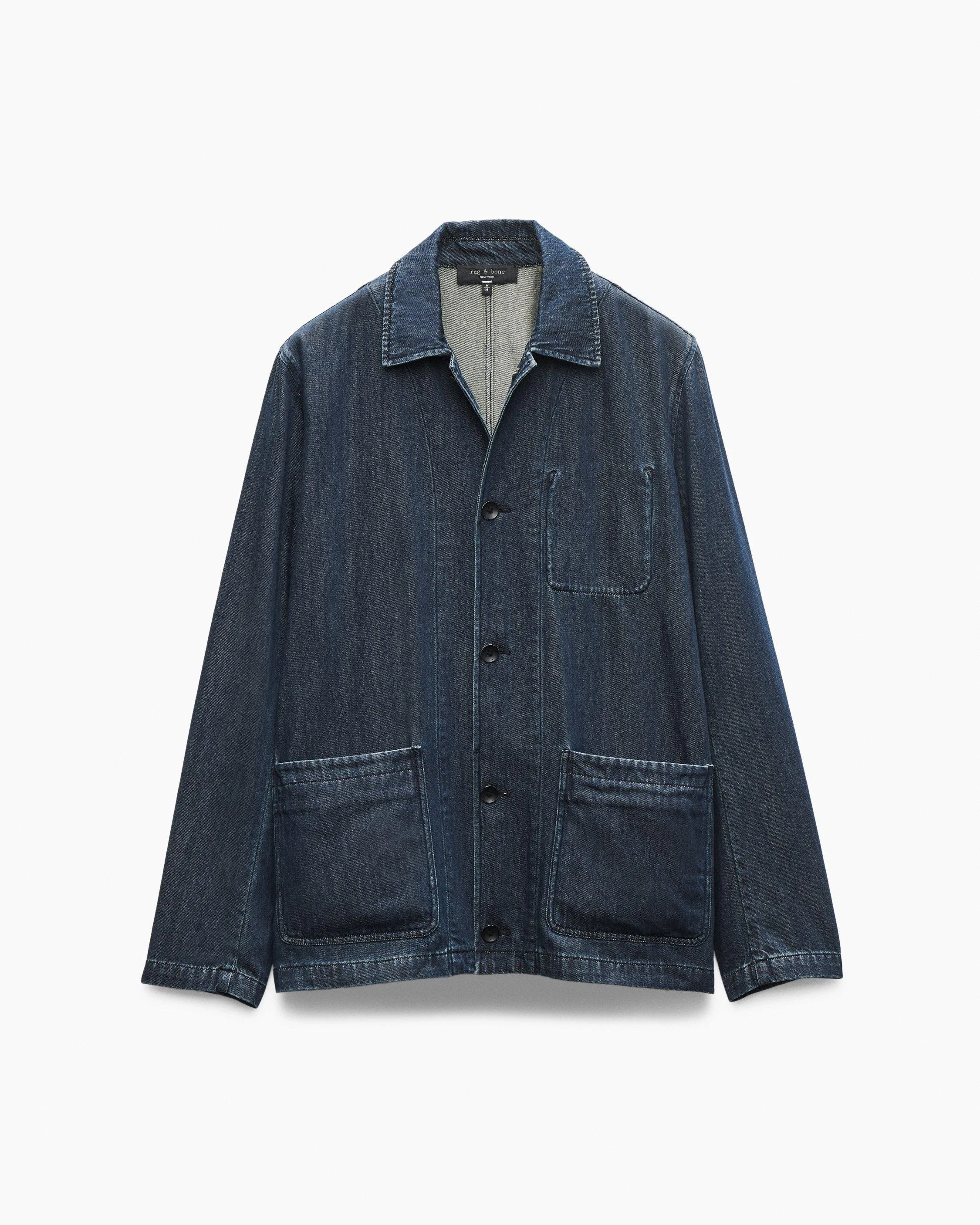 Evan Denim Chore Jacket
Featherweight in Indigo - 1