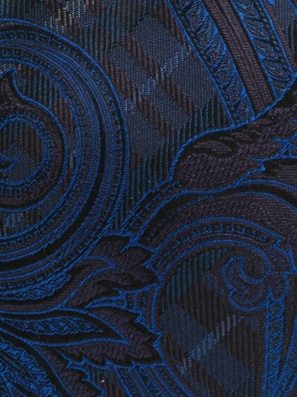 paisley-print silk tie - 2