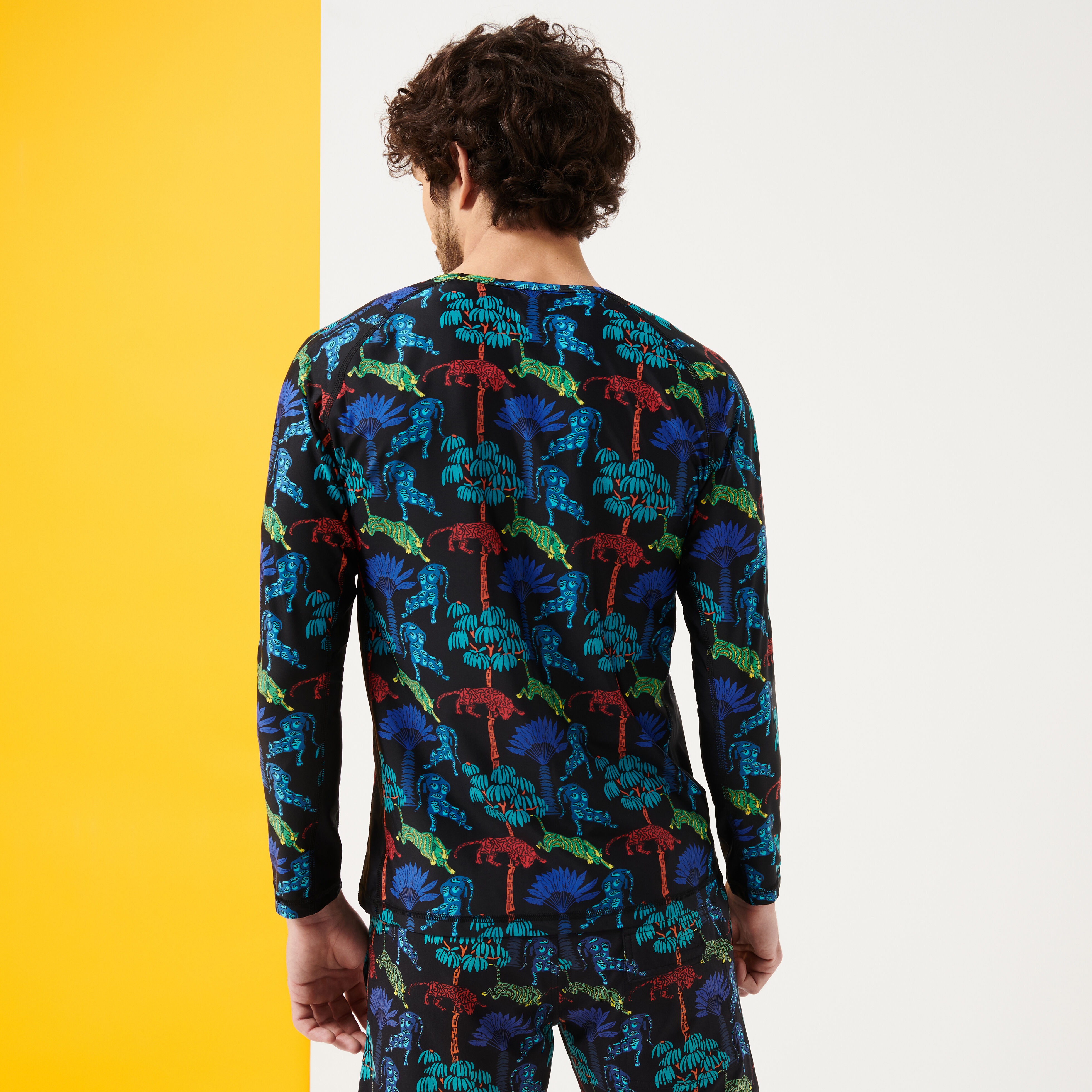 Long Sleeves Men Rashguard Tiger Leap - 4