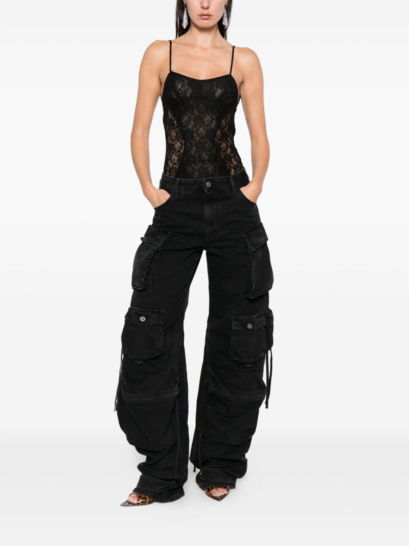 THE ATTICO cargo-pockets jeans outlook