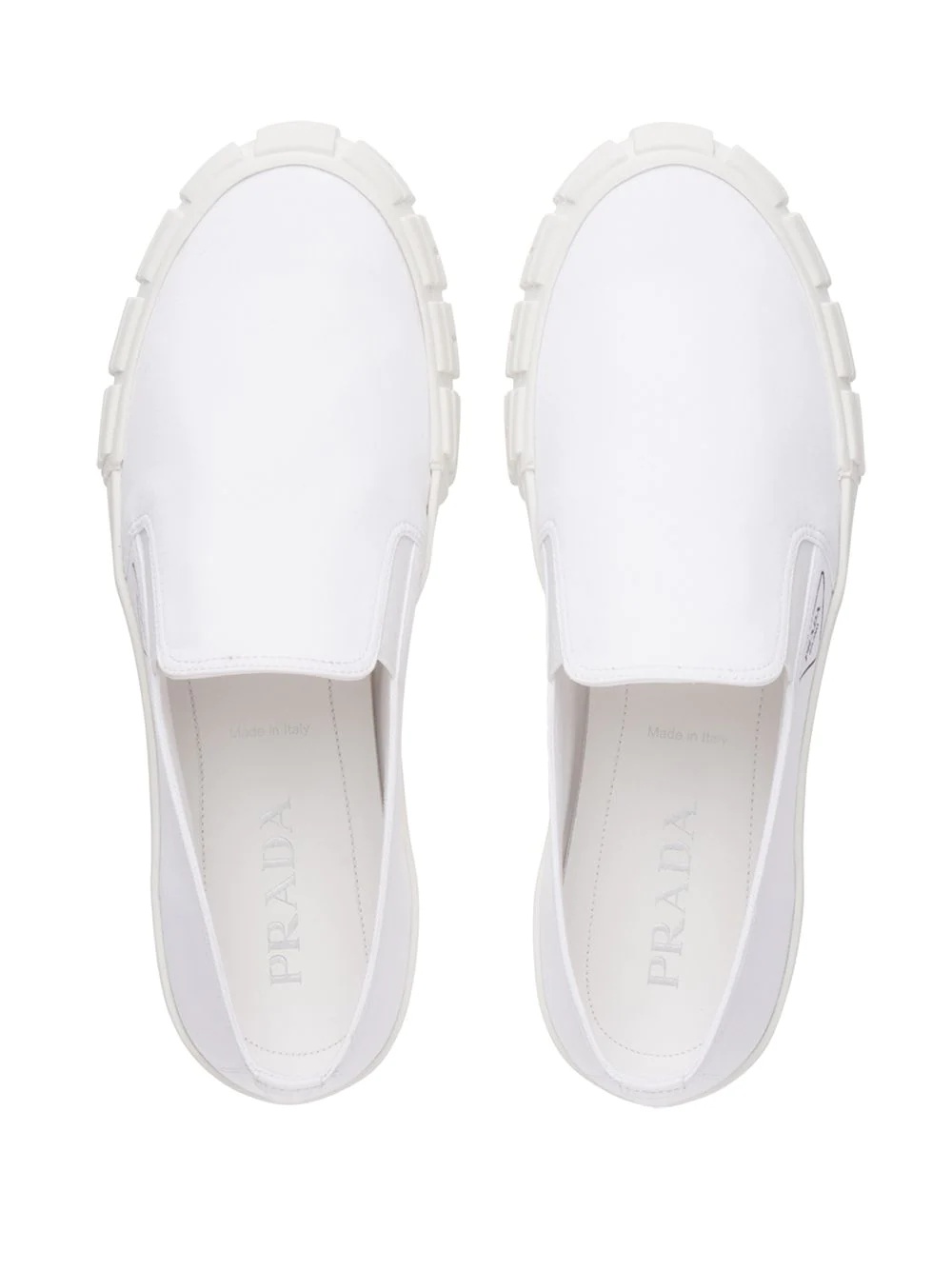 side logo slip-on sneakers - 4