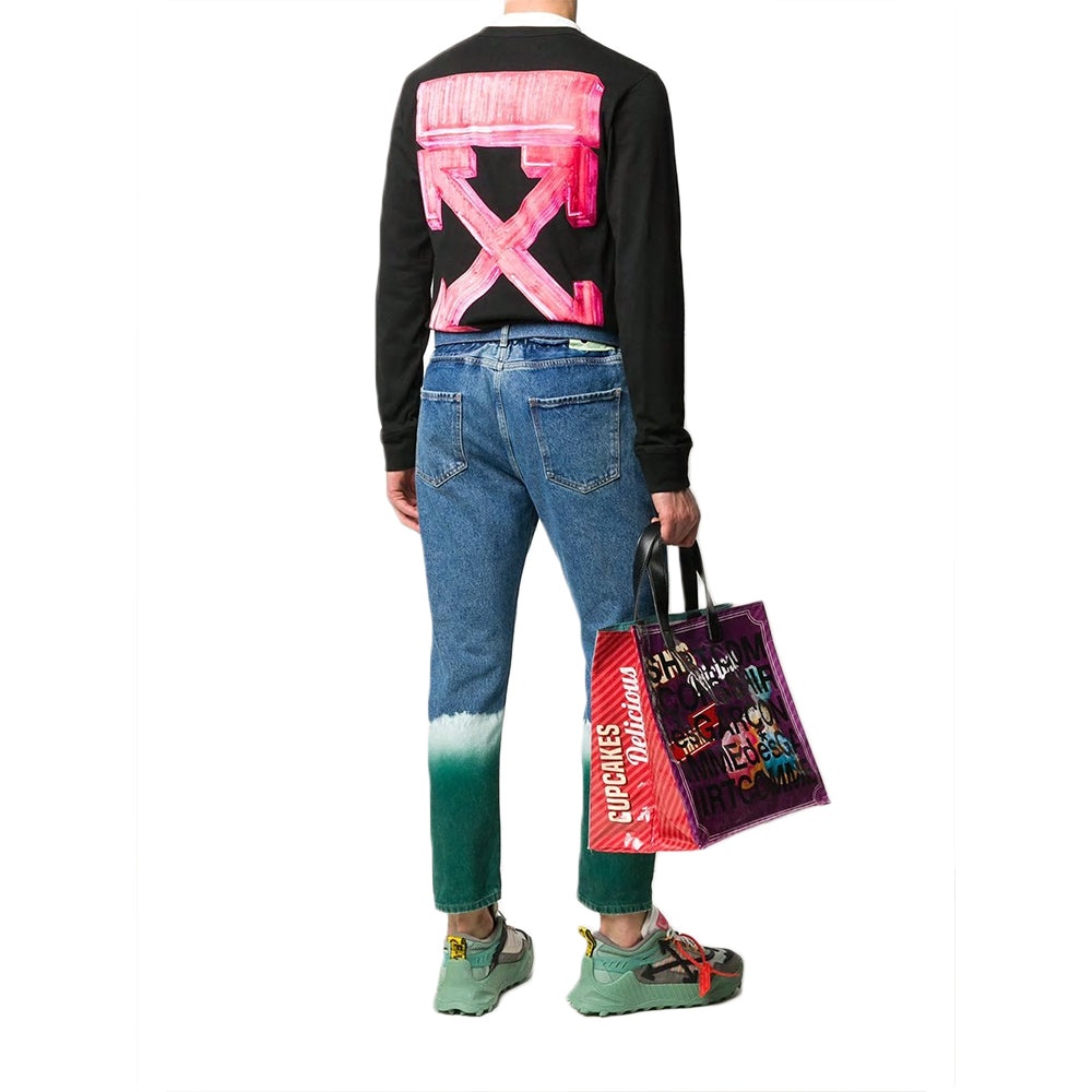 Off-White Fw20 Arrows Sketch Mens Logo Long Sleeve OMAB001E20JER0031025 - 5