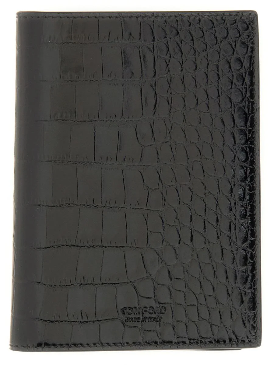 Tom Ford Leather Passport Holder - 1